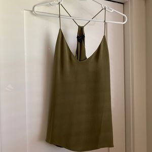 J. Crew silk racer back tank